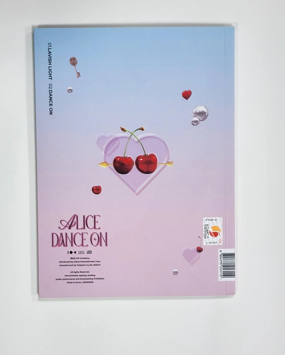 ALICE "DANCE ON" - Hand Autographed(Signed) Promo Album - HALLYUSUPERSTORE