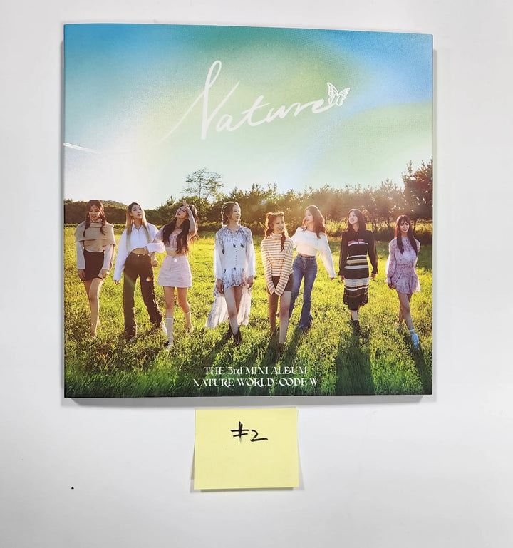 NATURE "NATURE WORLD : CODE W" - Hand Autographed(Signed) Album - HALLYUSUPERSTORE
