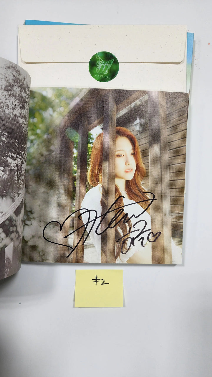NATURE "NATURE WORLD : CODE W" - Hand Autographed(Signed) Album - HALLYUSUPERSTORE