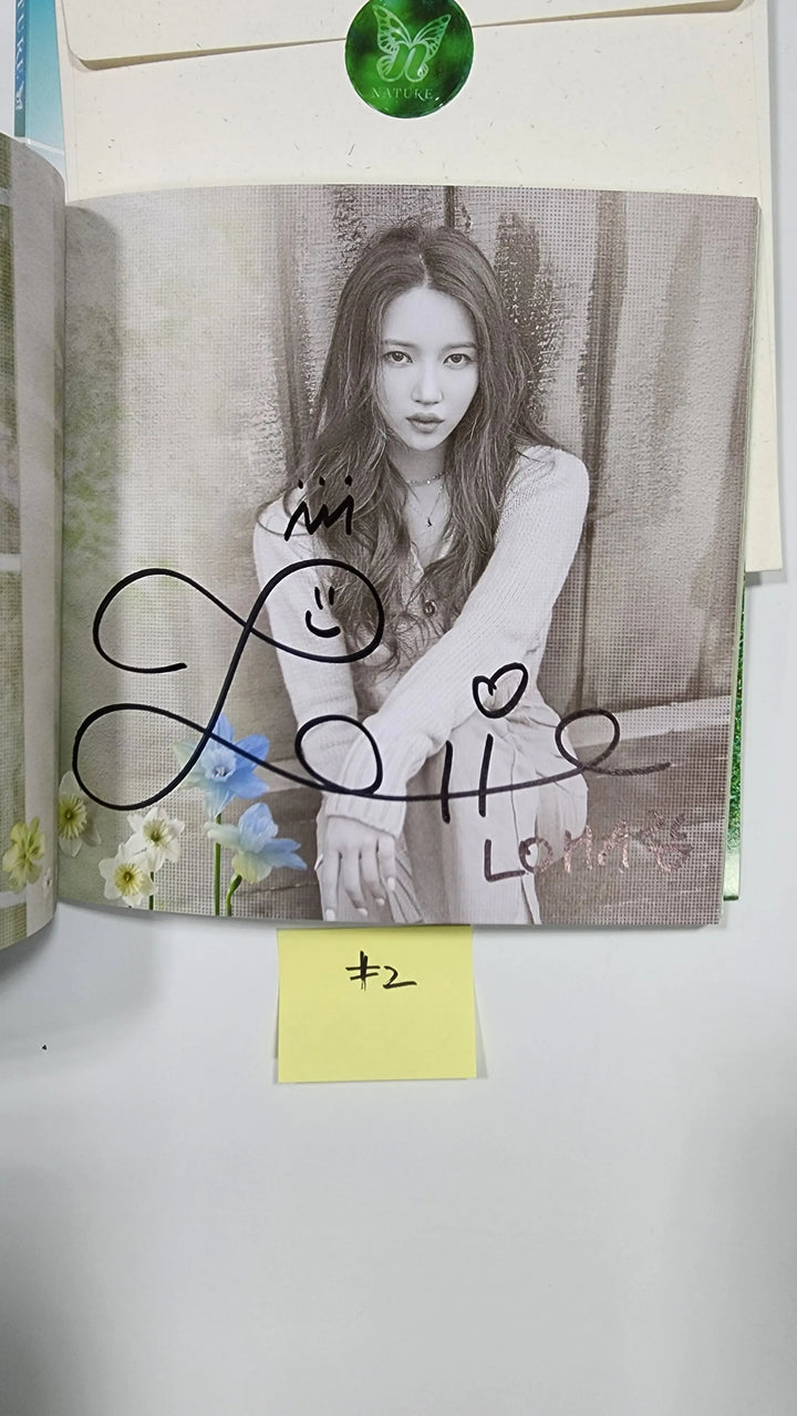 NATURE "NATURE WORLD : CODE W" - Hand Autographed(Signed) Album - HALLYUSUPERSTORE