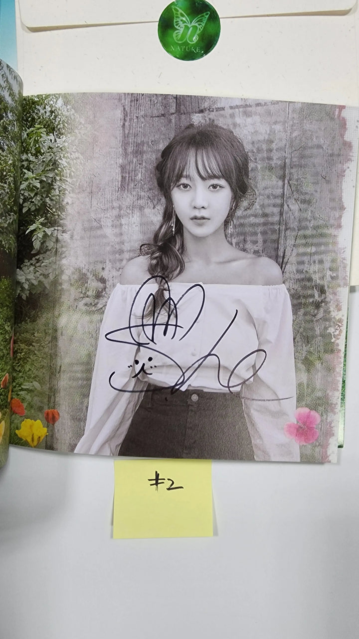 NATURE "NATURE WORLD : CODE W" - Hand Autographed(Signed) Album - HALLYUSUPERSTORE