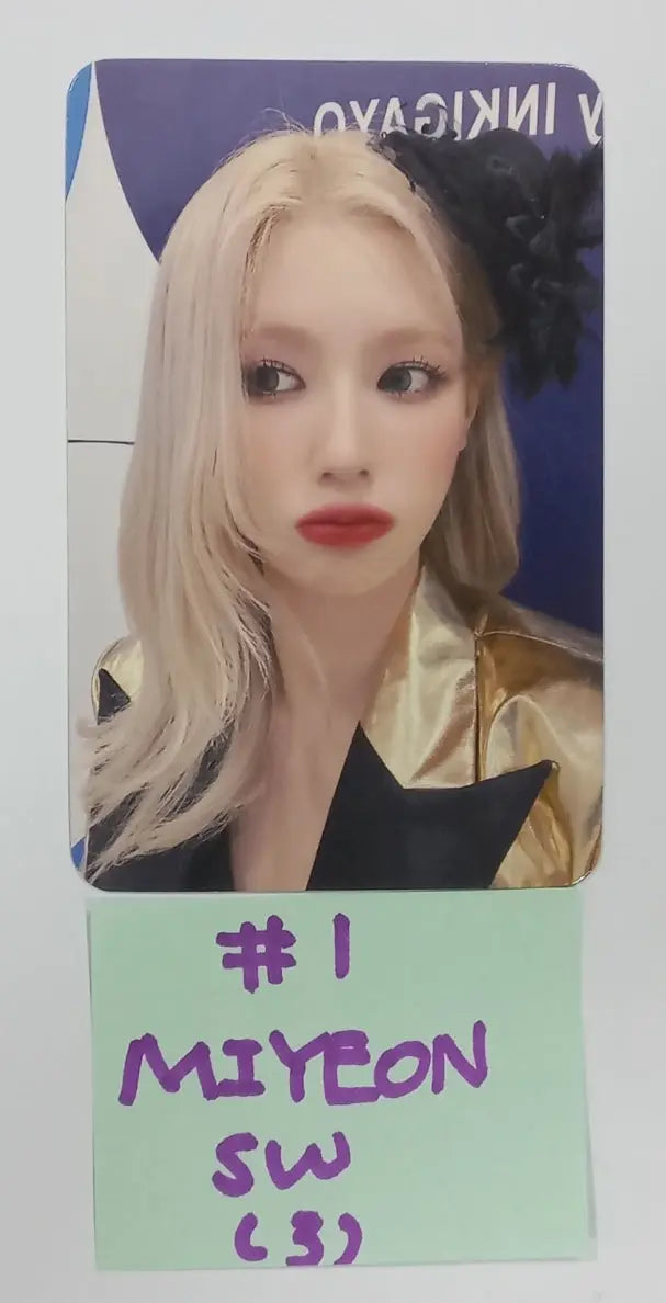 (g) I-DLE "I LOVE" - Soundwave Fansign Event Photocard Round 2 - HALLYUSUPERSTORE