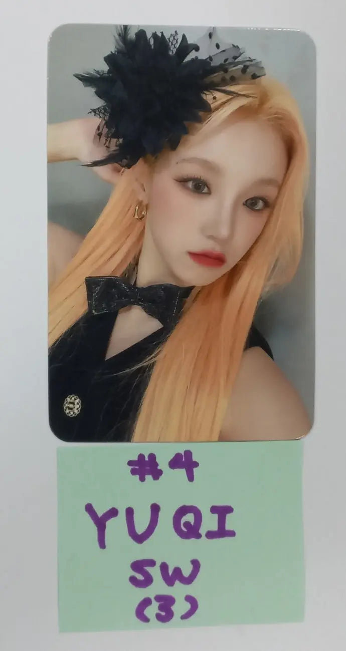 (g) I-DLE "I LOVE" - Soundwave Fansign Event Photocard Round 2 - HALLYUSUPERSTORE