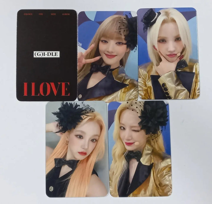 (g) I-DLE "I LOVE" - Soundwave Fansign Event Photocard Round 2 - HALLYUSUPERSTORE