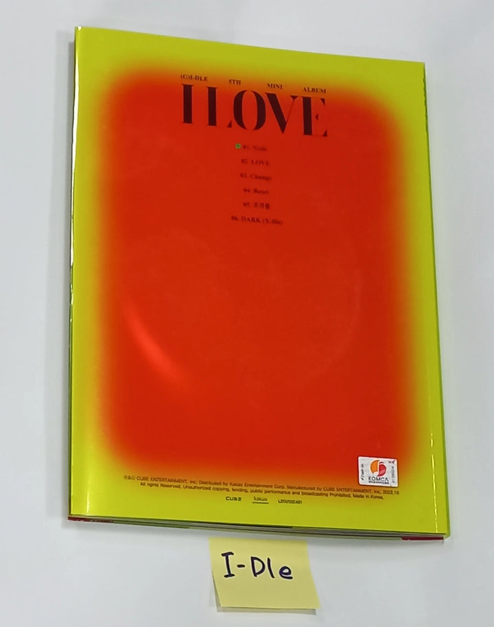 (G) I-DLE "I love" - Hand Autographed(Signed) Promo Album - HALLYUSUPERSTORE