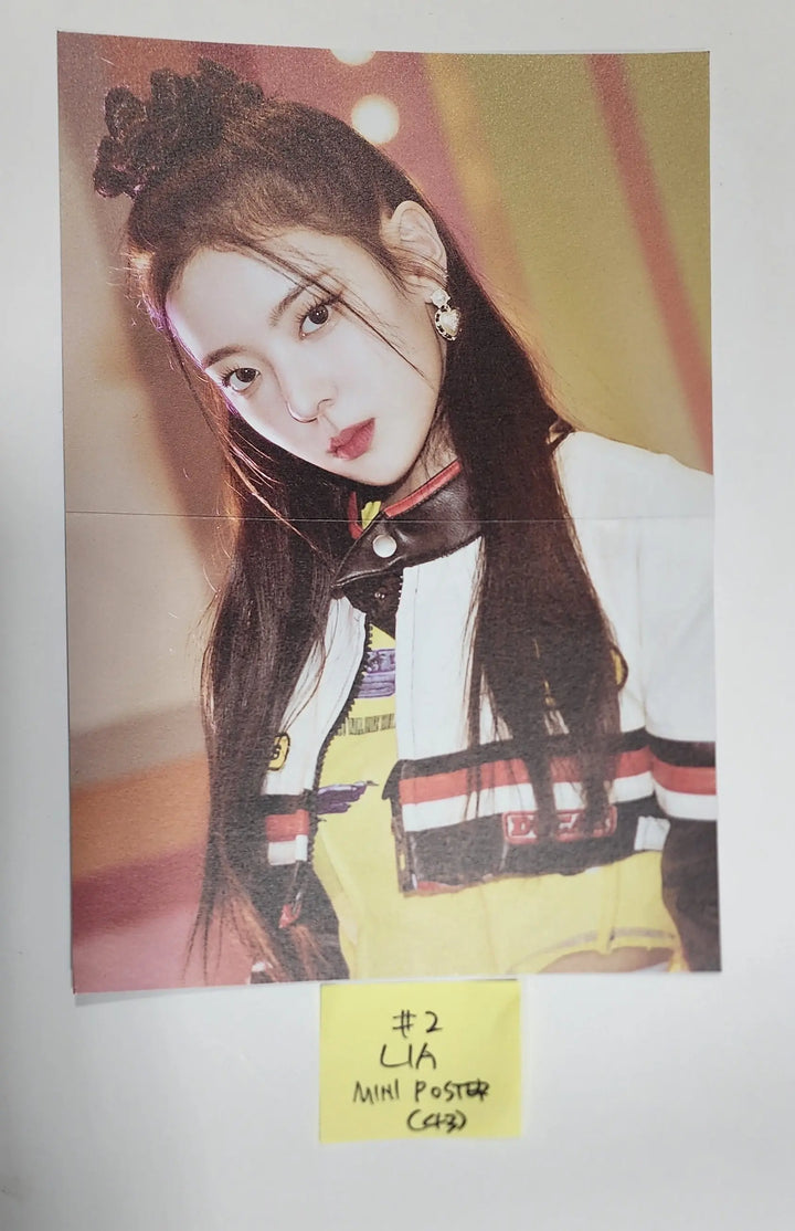 ITZY 'CHESHIRE' - Official Mini Poster, Clear Photocard, 4 Cut Film - HALLYUSUPERSTORE