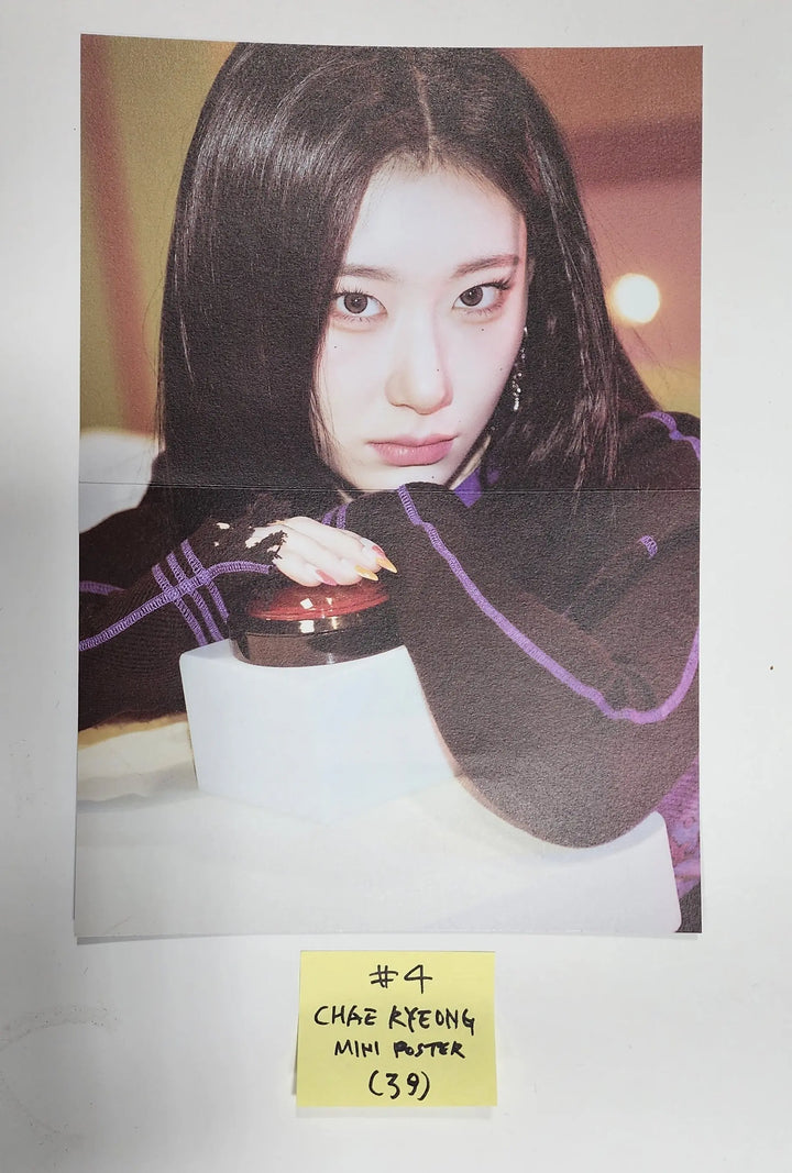 ITZY 'CHESHIRE' - Official Mini Poster, Clear Photocard, 4 Cut Film - HALLYUSUPERSTORE