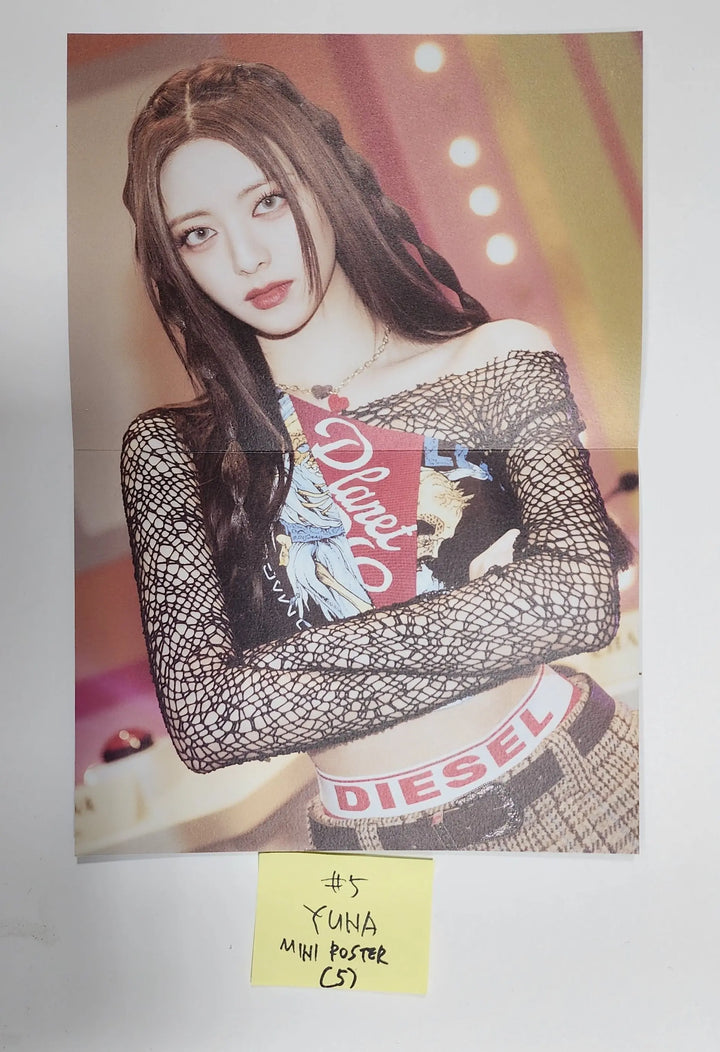ITZY 'CHESHIRE' - Official Mini Poster, Clear Photocard, 4 Cut Film - HALLYUSUPERSTORE