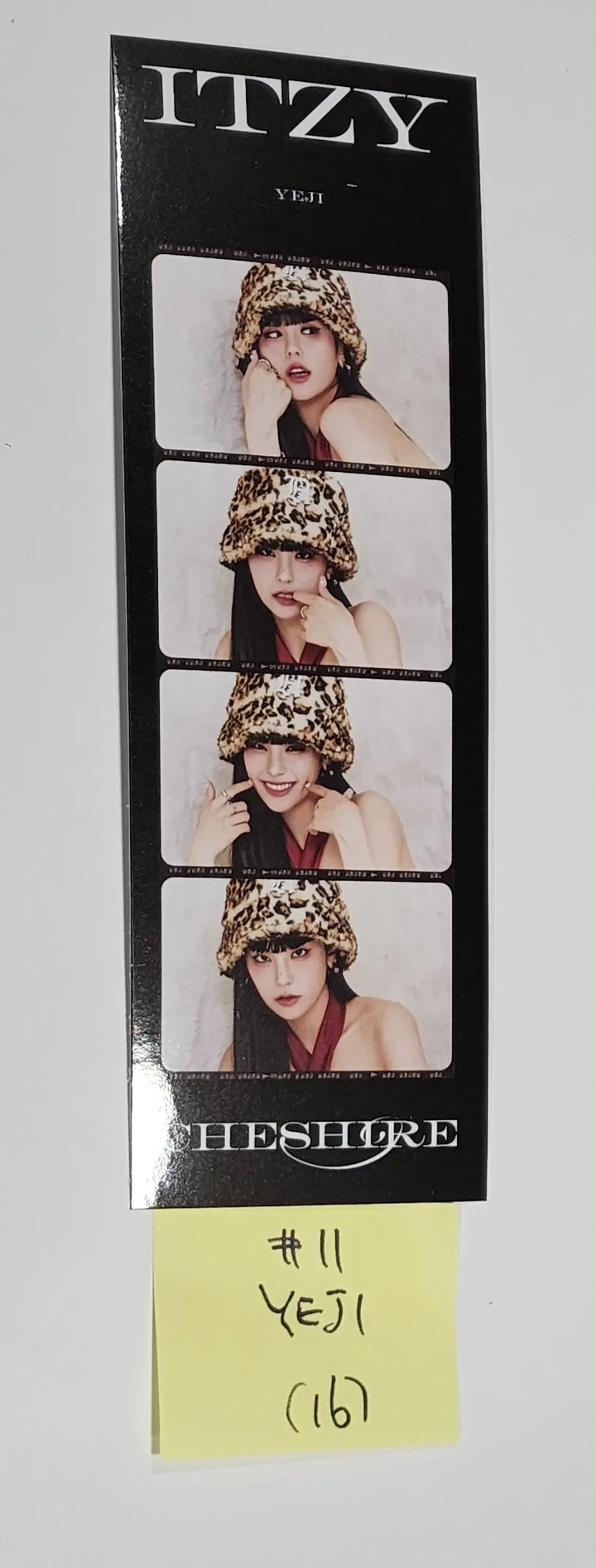 ITZY 'CHESHIRE' - Official Mini Poster, Clear Photocard, 4 Cut Film - HALLYUSUPERSTORE
