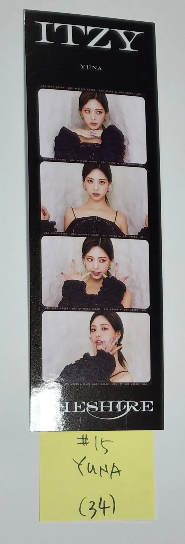 ITZY 'CHESHIRE' - Official Mini Poster, Clear Photocard, 4 Cut Film - HALLYUSUPERSTORE