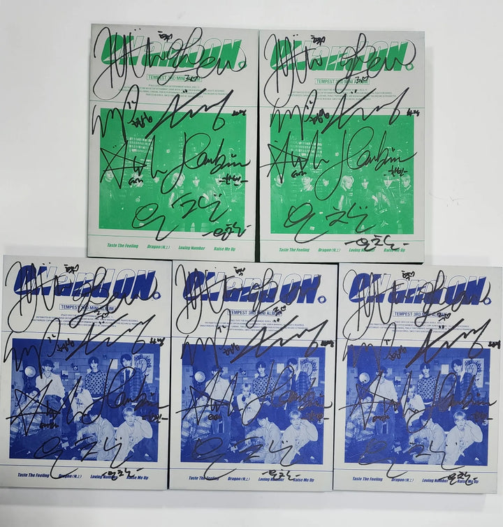 Tempest "ON and ON” - Hand Autographed(Signed) Promo Album - HALLYUSUPERSTORE