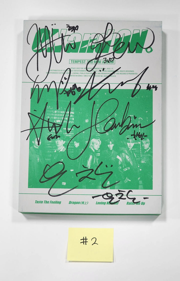 Tempest "ON and ON” - Hand Autographed(Signed) Promo Album - HALLYUSUPERSTORE