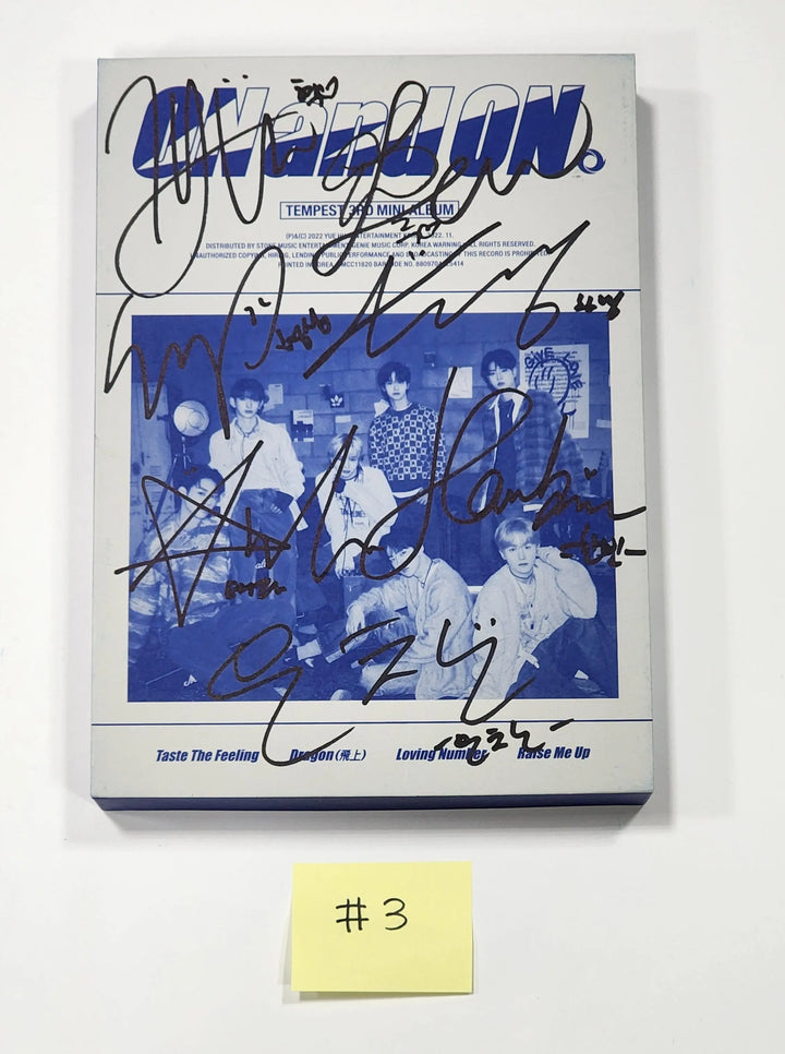 Tempest "ON and ON” - Hand Autographed(Signed) Promo Album - HALLYUSUPERSTORE