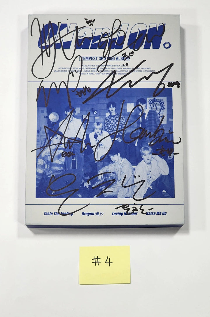 Tempest "ON and ON” - Hand Autographed(Signed) Promo Album - HALLYUSUPERSTORE