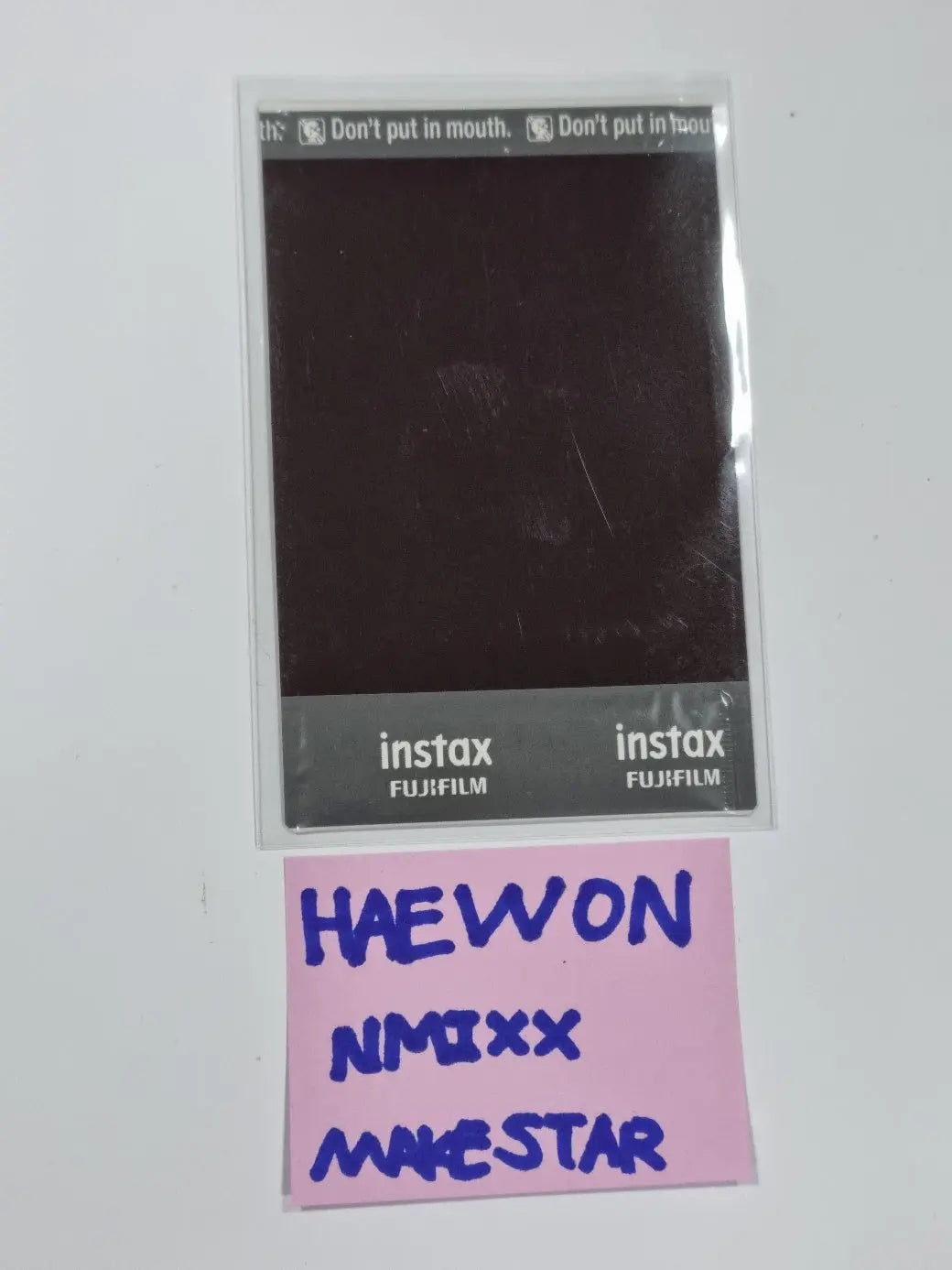 Haewon (Of NMIXX) 'ENTWURF' - Hand Autographed(Signed) Polaroid - HALLYUSUPERSTORE