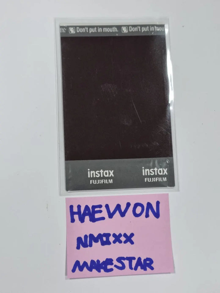 Haewon (Of NMIXX) 'ENTWURF' - Hand Autographed(Signed) Polaroid - HALLYUSUPERSTORE
