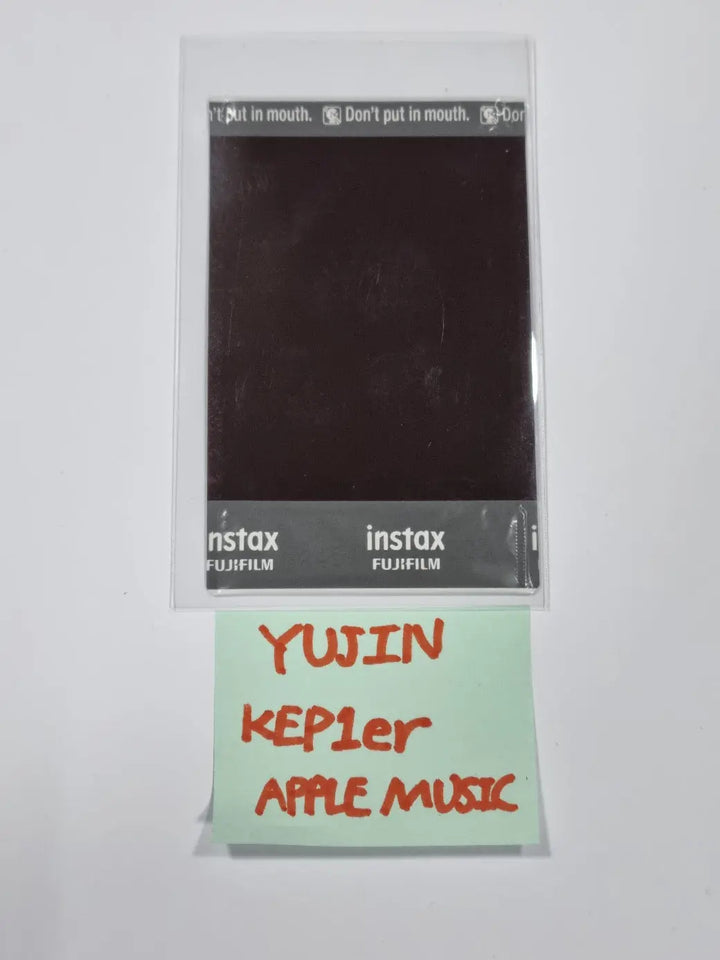 YUJIN (Of Kep1er) "TROUBLESHOOTER " - Hand Autographed(Signed) Polaroid - HALLYUSUPERSTORE