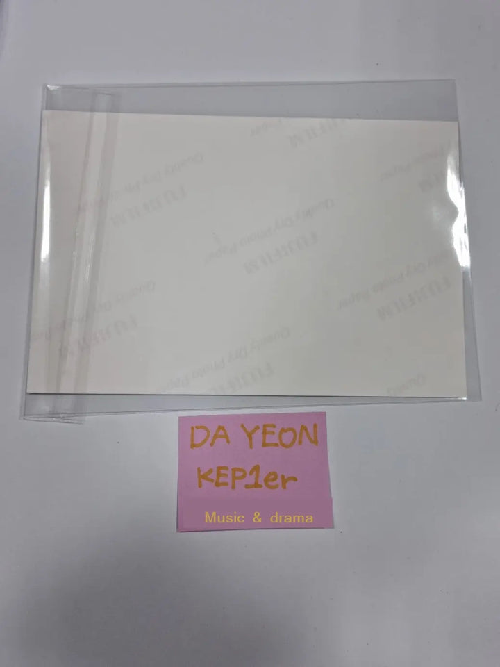 Dayeon (Of Kep1er) "TROUBLESHOOTER " - Hand Autographed(Signed) 4 x 6 Photo - HALLYUSUPERSTORE