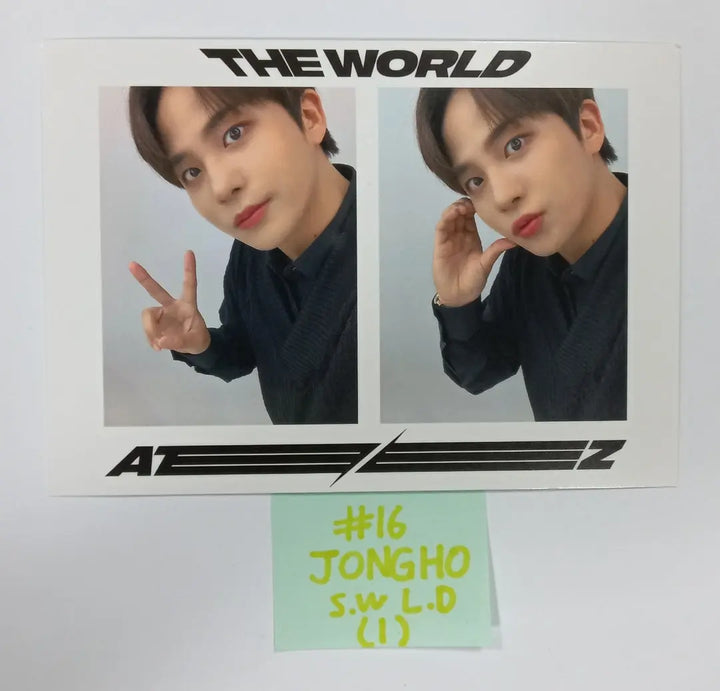 Ateez "The World Ep.1 - MOVEMENT" - Soundwave Lucky Draw Event Photocard, 2 Cut Photo - HALLYUSUPERSTORE