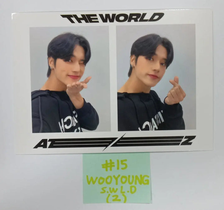 Ateez "The World Ep.1 - MOVEMENT" - Soundwave Lucky Draw Event Photocard, 2 Cut Photo - HALLYUSUPERSTORE