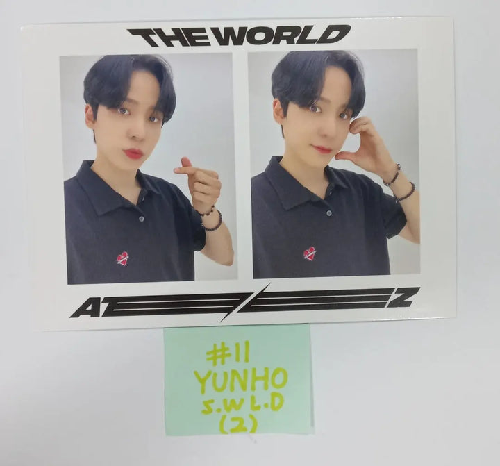 Ateez "The World Ep.1 - MOVEMENT" - Soundwave Lucky Draw Event Photocard, 2 Cut Photo - HALLYUSUPERSTORE