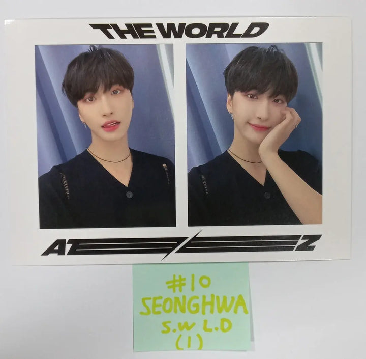 Ateez "The World Ep.1 - MOVEMENT" - Soundwave Lucky Draw Event Photocard, 2 Cut Photo - HALLYUSUPERSTORE