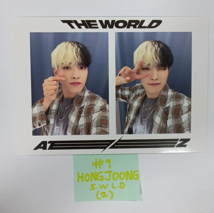 Ateez "The World Ep.1 - MOVEMENT" - Soundwave Lucky Draw Event Photocard, 2 Cut Photo - HALLYUSUPERSTORE
