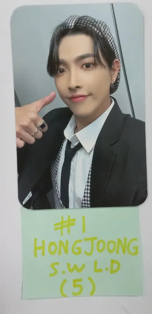 Ateez "The World Ep.1 - MOVEMENT" - Soundwave Lucky Draw Event Photocard, 2 Cut Photo - HALLYUSUPERSTORE