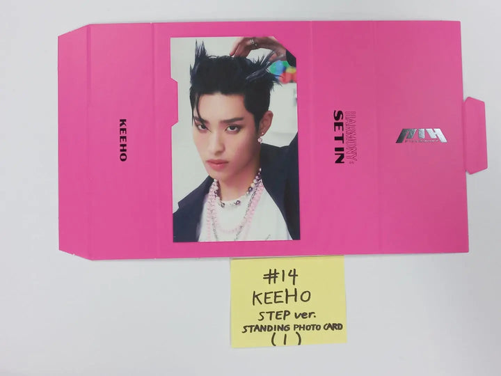 P1Harmony "HARMONY : SET IN" - Official Photocards, Standing photo card, Logo tag - HALLYUSUPERSTORE