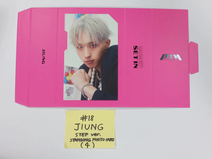 P1Harmony "HARMONY : SET IN" - Official Photocards, Standing photo card, Logo tag - HALLYUSUPERSTORE