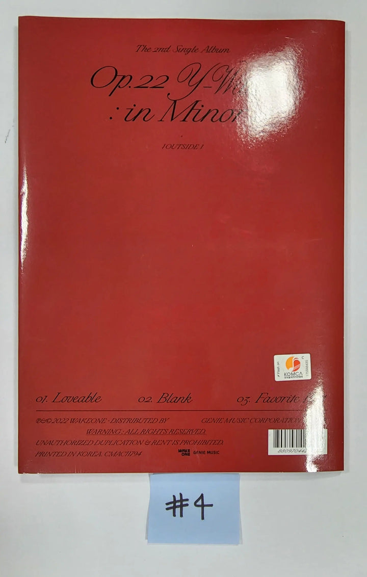 JO YURI 'Op.22 Y-Waltz : in Minor ' - Hand Autographed(Signed) Album - HALLYUSUPERSTORE