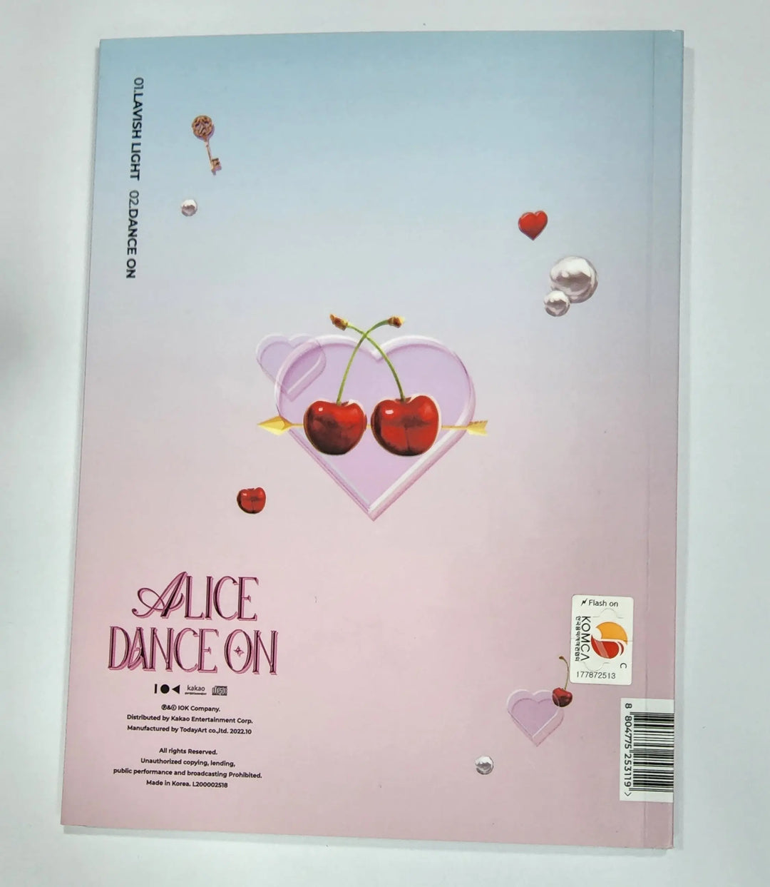 ALICE "DANCE ON" - Hand Autographed(Signed) Album - HALLYUSUPERSTORE