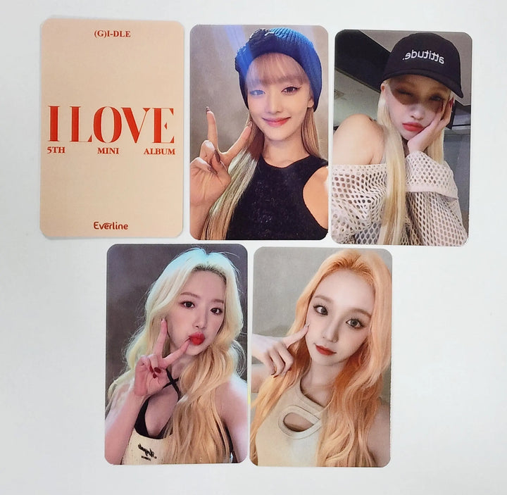 (G) I-DLE "I LOVE" - Everline Fansign Event Photocard - HALLYUSUPERSTORE