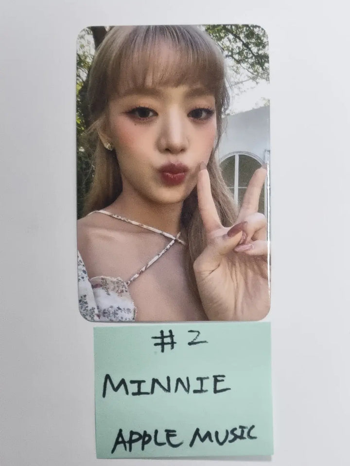 (G) I-DLE Season's Greeting 2023 - Apple Music Pre-Order Benefit Photocard - HALLYUSUPERSTORE