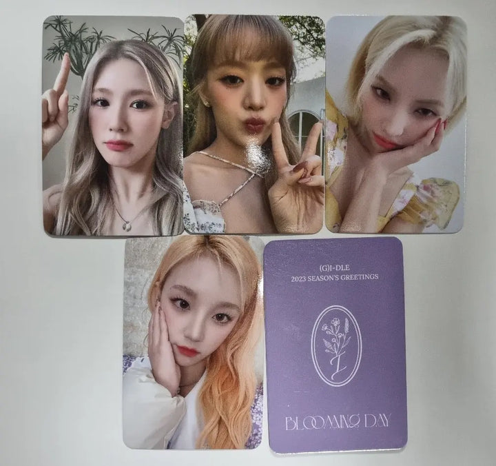 (G) I-DLE Season's Greeting 2023 - Apple Music Pre-Order Benefit Photocard - HALLYUSUPERSTORE