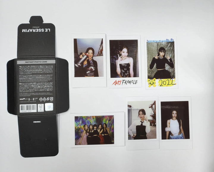 LE SSERAFIM "ANTIFRAGILE" 2nd Mini Album - Weverse Shop Instant Photocard Set (6EA) - HALLYUSUPERSTORE
