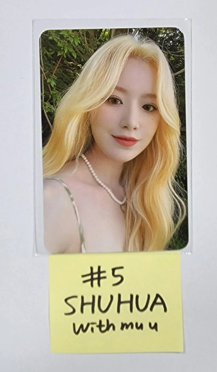 (G)I-DLE "BLOOMING DAY" 2023 SEASON'S GREETINGS - CUBE Pre-Order Benefit Photocard - HALLYUSUPERSTORE