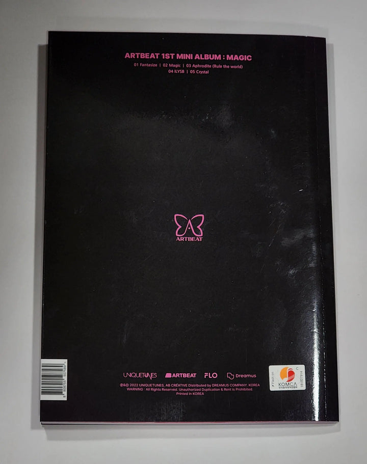 ARTBEAT "MAGIC" 1st MINI ALBUM - Hand Autographed(Signed) Album - HALLYUSUPERSTORE