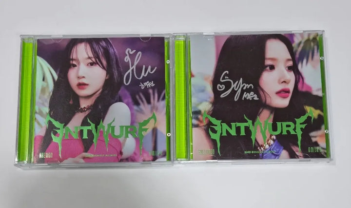 NMIXX 'ENTWURF' - Hand Autographed(Signed) Album (Jewlcase Ver) - HALLYUSUPERSTORE