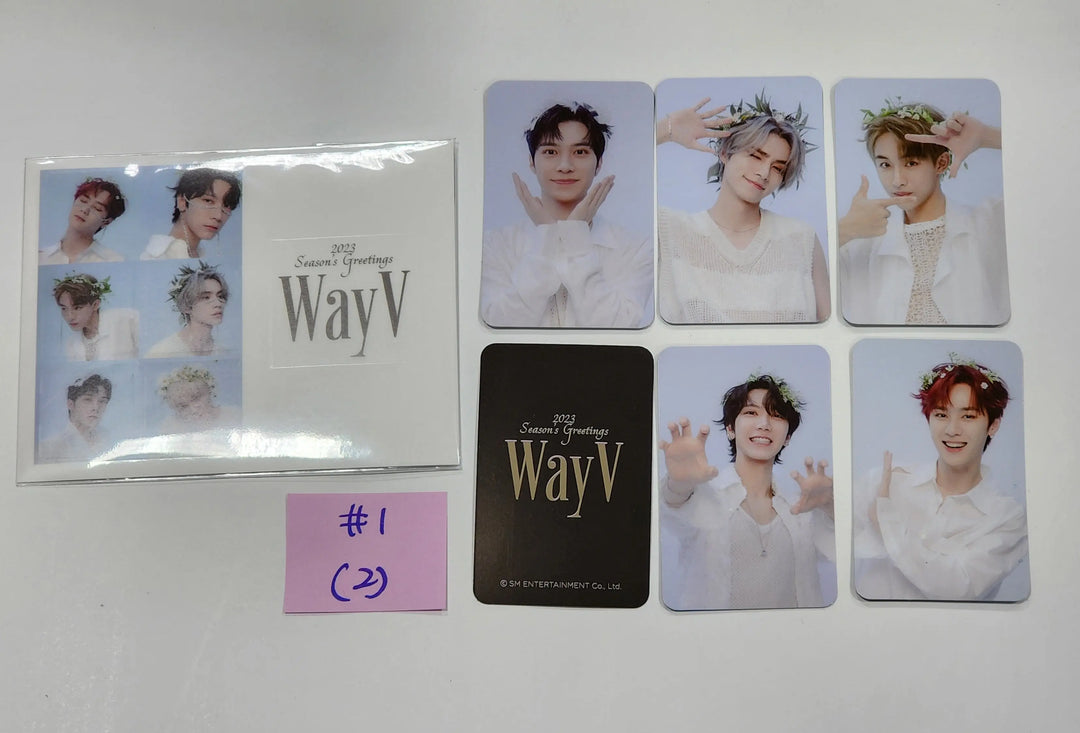 WayV 2023 Season's Greetings - Yes24 Pre-Order Benefit Photocards Set (6EA) + Sticker - HALLYUSUPERSTORE