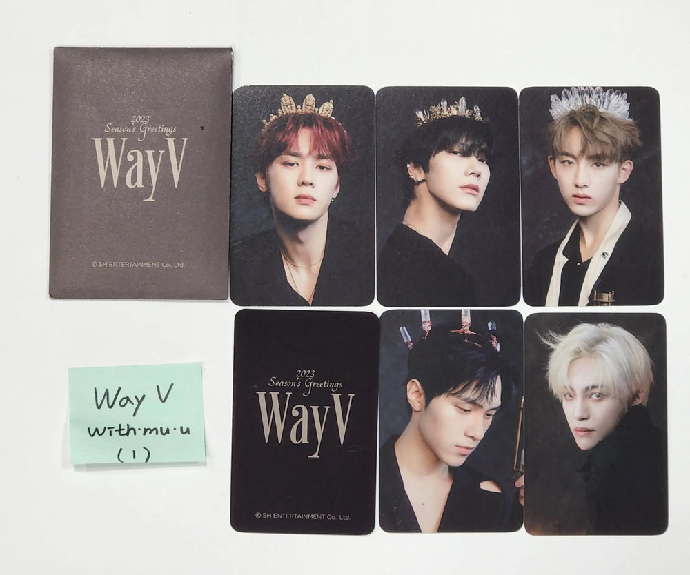 WayV 2023 Season's Greetings - Withmuu Pre-Order Benefit Photocards Set (6EA) - HALLYUSUPERSTORE