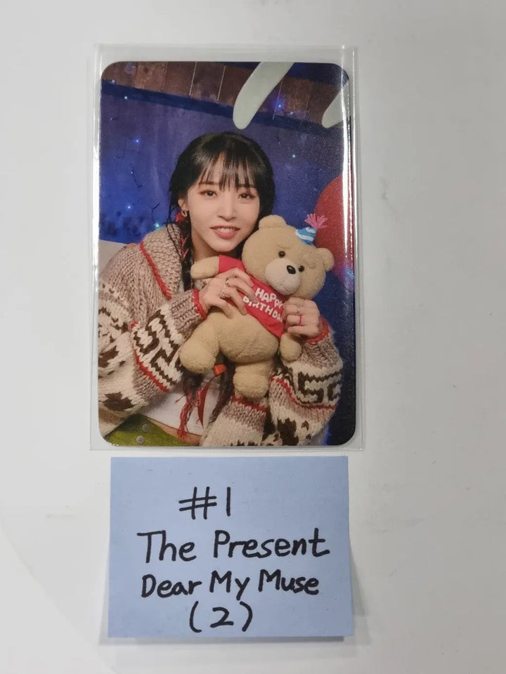 Moon Byul "The Present" - Dear My Muse Pre-Order Benefit Photocard - HALLYUSUPERSTORE