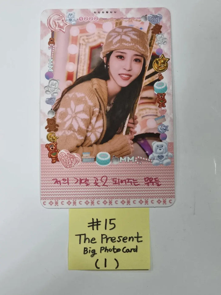 Moon Byul "The Present" - Official Photocard, Big Photocards - HALLYUSUPERSTORE