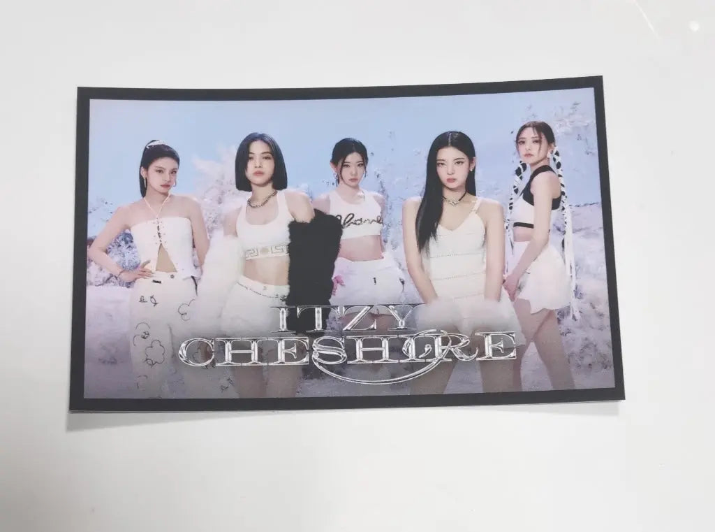 ITZY 'CHESHIRE' - Withmuu Fansign Event Winner Message Card - HALLYUSUPERSTORE
