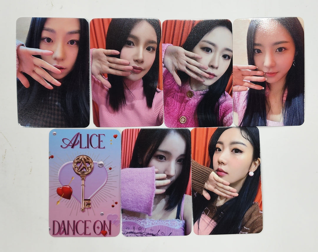 ALICE "DANCE ON" - Inside Record Fansign Event Photocard
