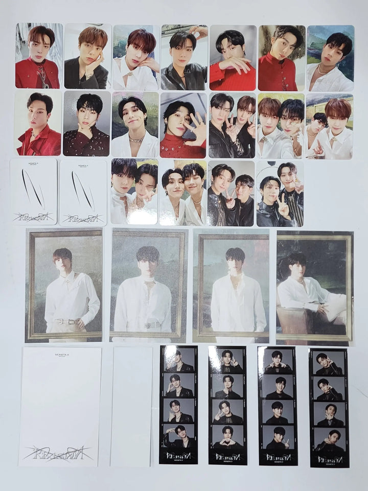 MONSTA X "REASON" - Official Photocard, Postcard, 4 Cut Photo - HALLYUSUPERSTORE