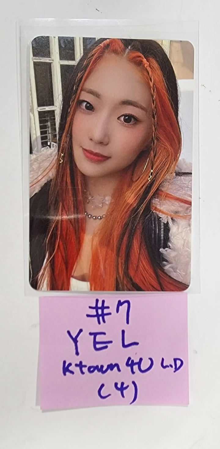 H1-KEY "Rose Blossom" Mini 1st - Ktown4U Lucky Draw Event Photocard, Special Drink Event Photocard - HALLYUSUPERSTORE