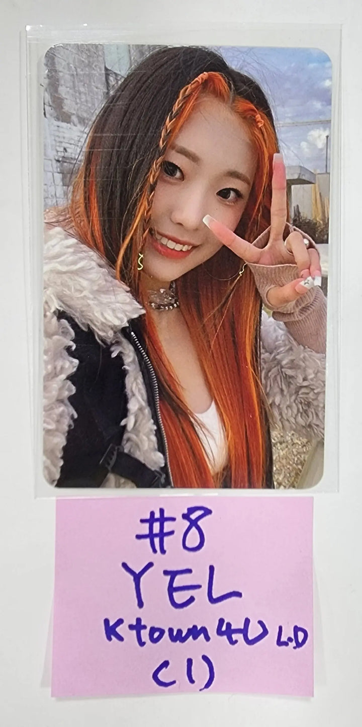 H1-KEY "Rose Blossom" Mini 1st - Ktown4U Lucky Draw Event Photocard, Special Drink Event Photocard - HALLYUSUPERSTORE