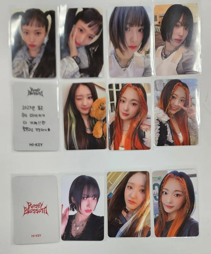 H1-KEY "Rose Blossom" Mini 1st - Ktown4U Lucky Draw Event Photocard, Special Drink Event Photocard - HALLYUSUPERSTORE