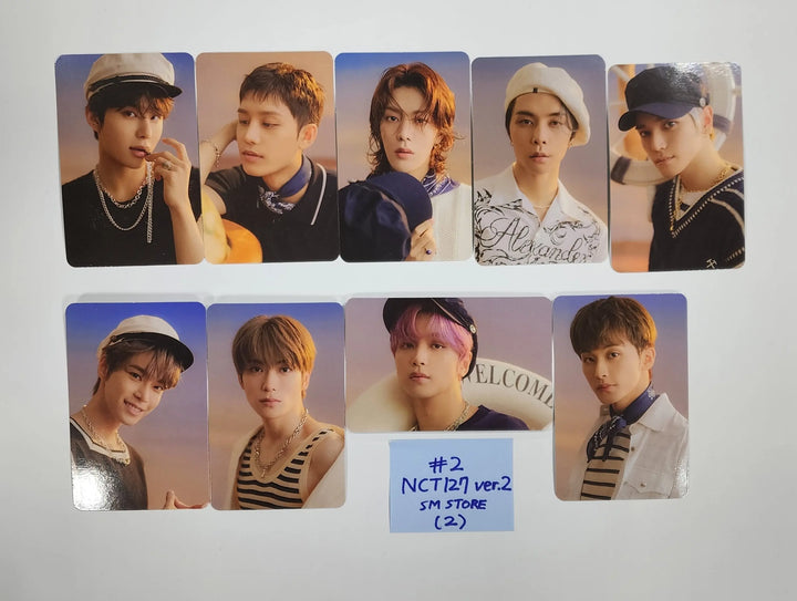 NCT 127 2023 Season's Greetings - Smtown & Store Pre-Order Benefit Photocards Set (9EA) - HALLYUSUPERSTORE
